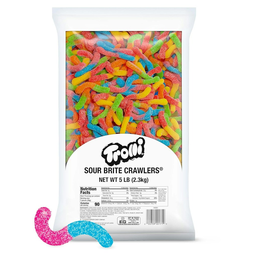 Trolli Sour Brite Crawlers 5-lb. Bag: $22 via Sub & Save