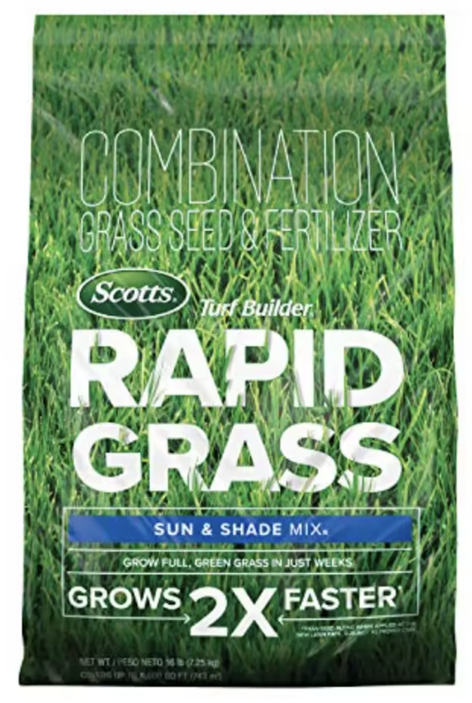 Turf Builder Rapid Grass Sun and Shade Mix: $180