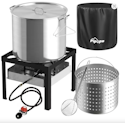 80-Qt. Crawfish Boiler for $180 + free shipping