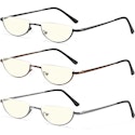 Toveen Half-Moon Blue Light Blocking Reading Glasses 3-Pack for $12 + free shipping w/ Prime