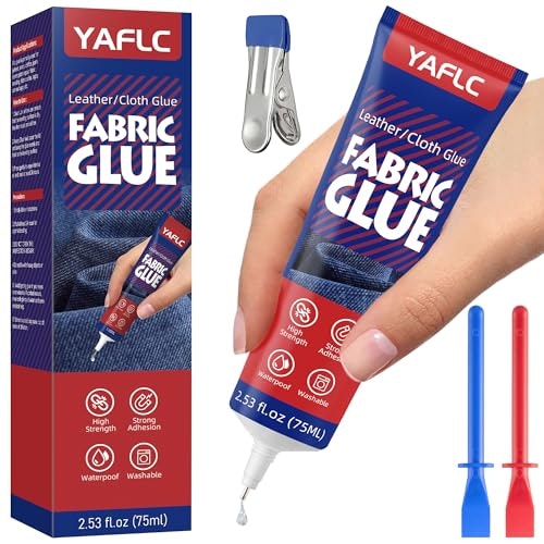 Yaflc Permanent Fabric Glue 75 ml: $3.15