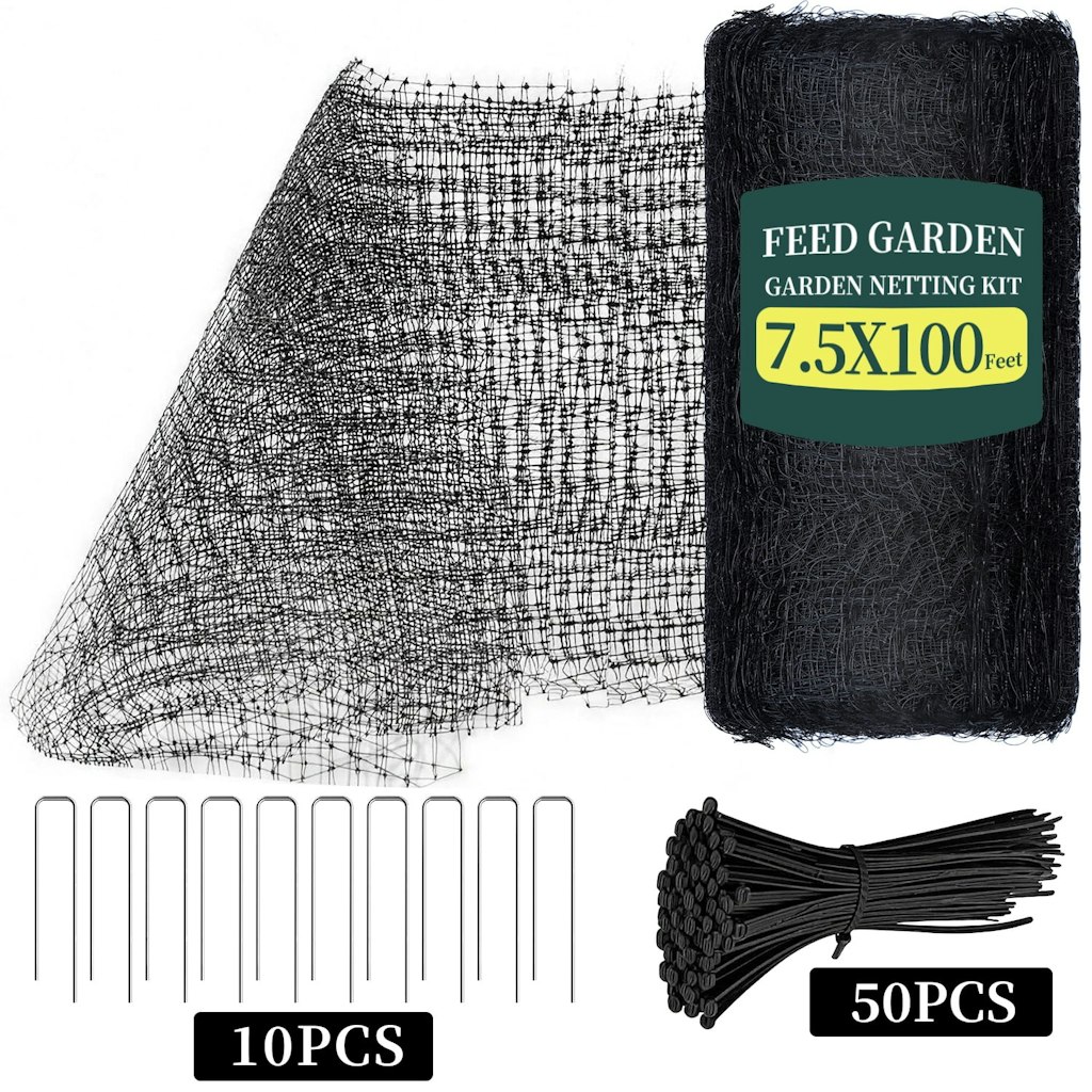 Alpacasso 7x100-Foot Garden Netting: $14
