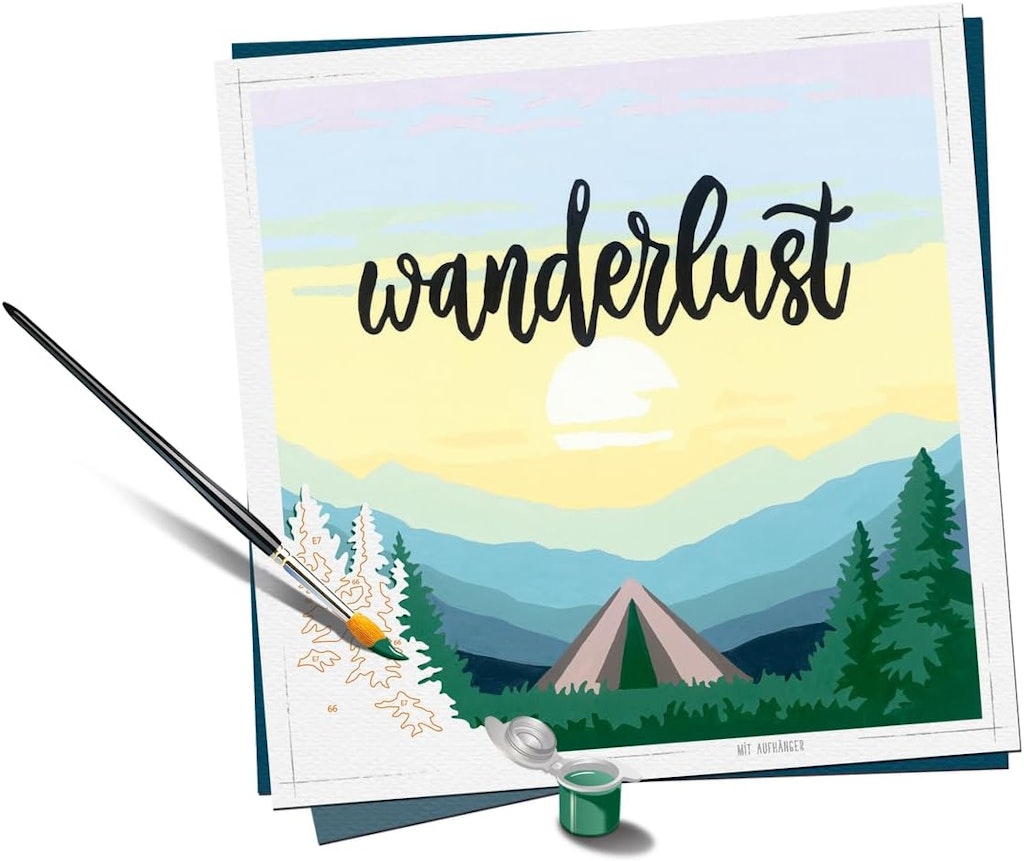 Ravensburger Wanderlust Paint by Numbers Kit: $4.50