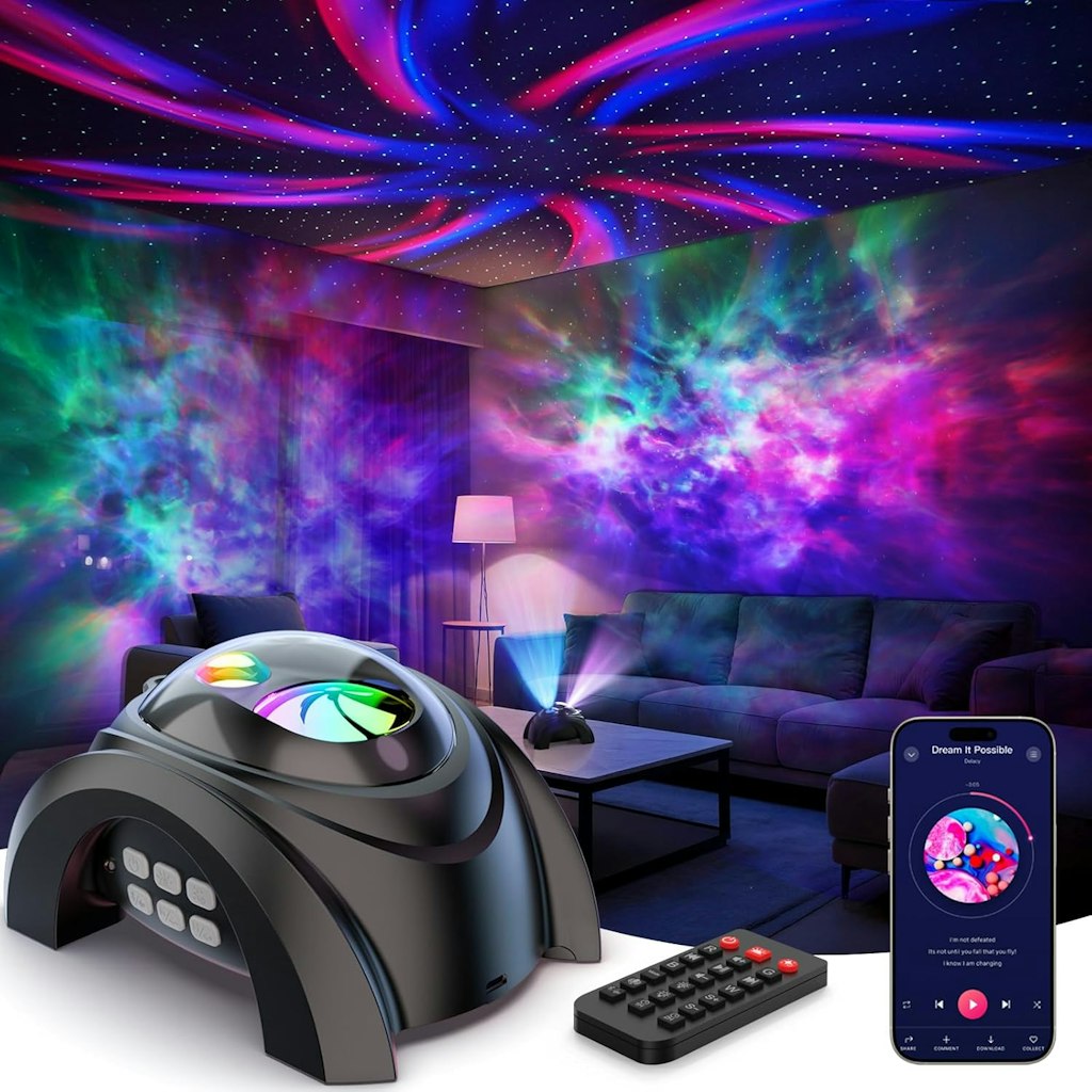 Rossetta Dual Lens Galaxy Projector with 58 Light Effects: $29.99