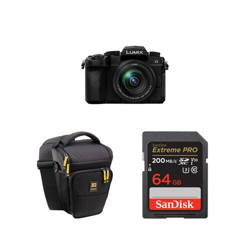 Panasonic LUMIX G97 Mirrorless Camera with 12-60mm Lens Bundle: $598
