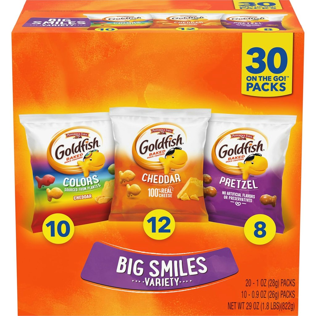 Goldfish Crackers Big Smiles Variety Pack: $9