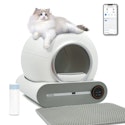 Doel 65L Automatic Self Cleaning Cat Litter Box w/ Trash Bag & Mat for $126 + free shipping