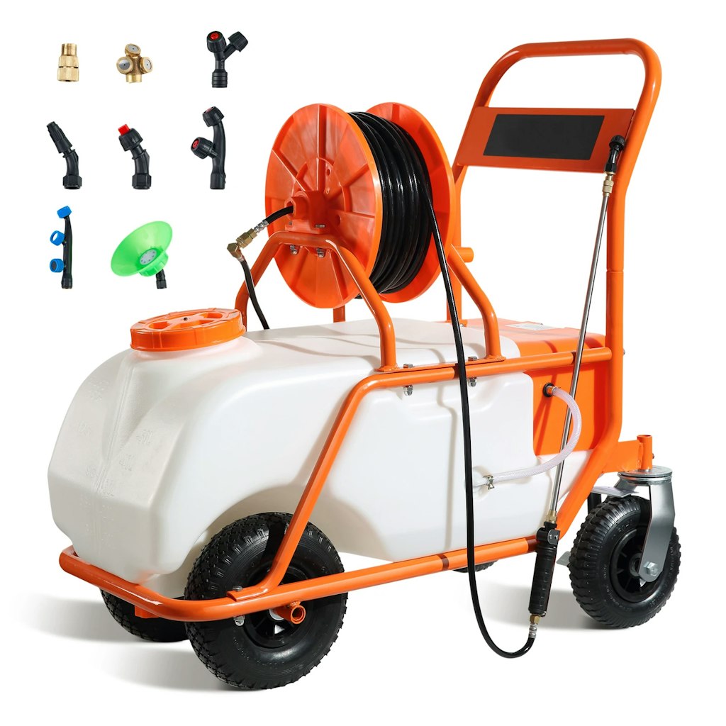 SucceBuy Battery-Powered 15-Gallon Garden Weed Sprayer w/ Wheeled Cart for $170 + free shipping? — GLOBAL — ERYU PROJECT
