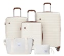 5-Piece Luggage Set w/ Double Spinner Wheels, TSA Lock for $67 + free shipping