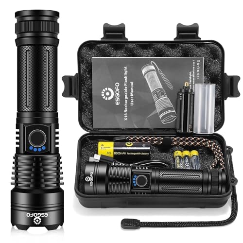 Esgofo Rechargeable LED Flashlight for $11 + free shipping w/ Prime?