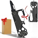 Men's Multitool Keychain Folding Pocket Knife for $5 + free shipping w/ Prime