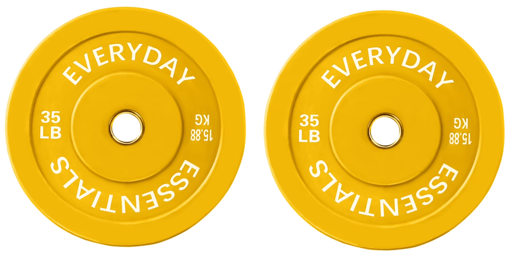 BalanceFrom Olympic Bumper 35-lbs. Weight PlatePair: $39