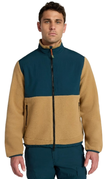 Ozark Trail Men's Mix Media Fleece Jacket: $11