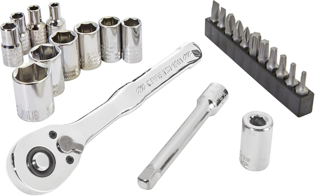 Craftsman 24-Piece 1/4" Mechanics Tool Set for $18 + free shipping w/ Prime?