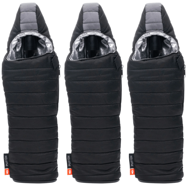 Puffin Insulated Sleeping Bag Wine Bottle Coolers 3-Pack: 3 for $12