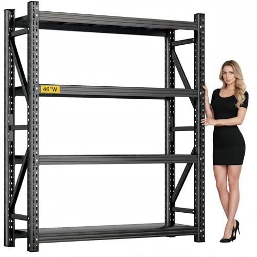 Nexvrtau Heavy Duty 4-Tier Garage Shelving Unit: $79.99