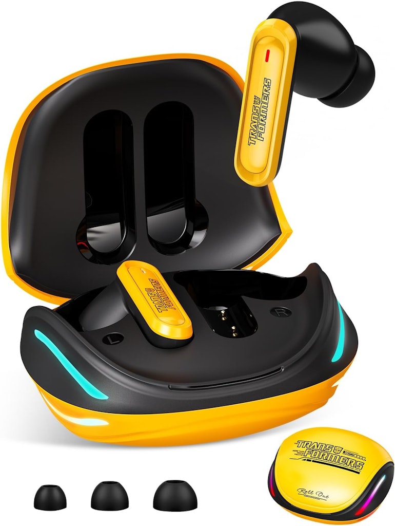 Transformers Official Bumblebee Wireless Gaming Earbuds: $8.99