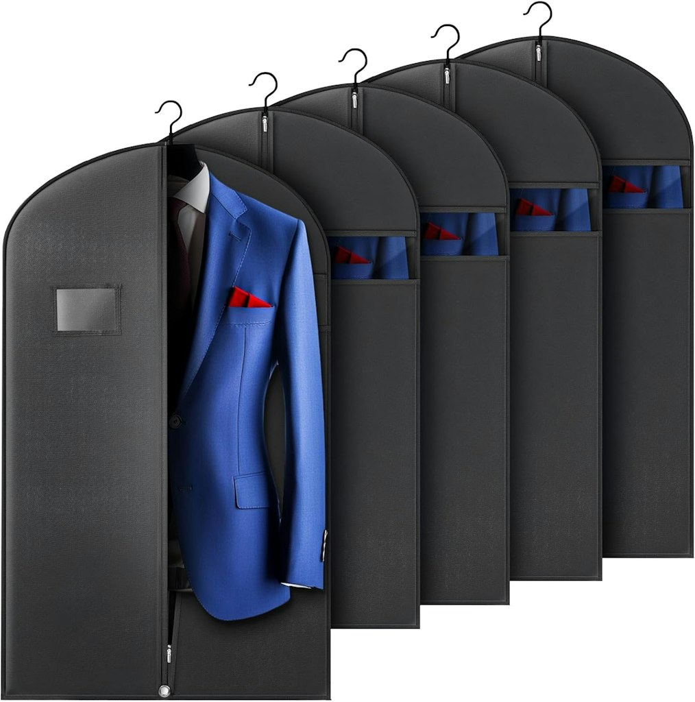 Suit Bag with Transparent Window 5-Pack: $14.99