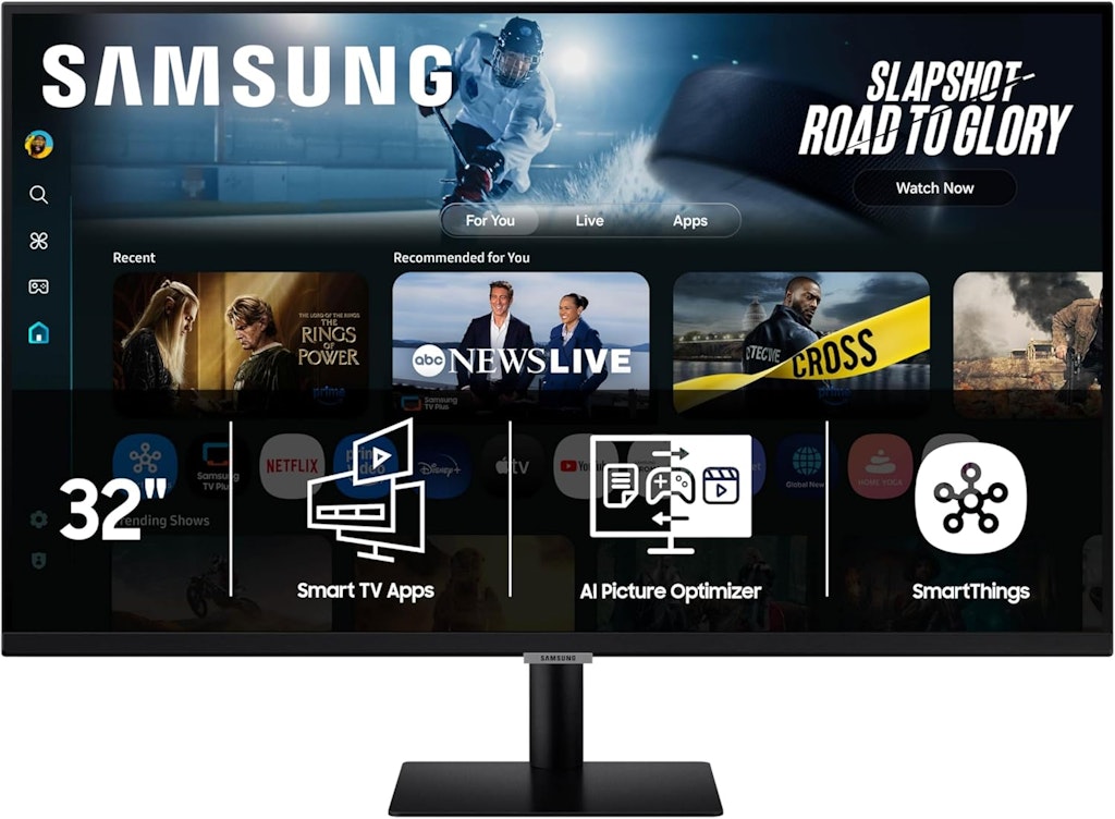 Samsung 32" 4K Smart Monitor M7 with AI: $299.99