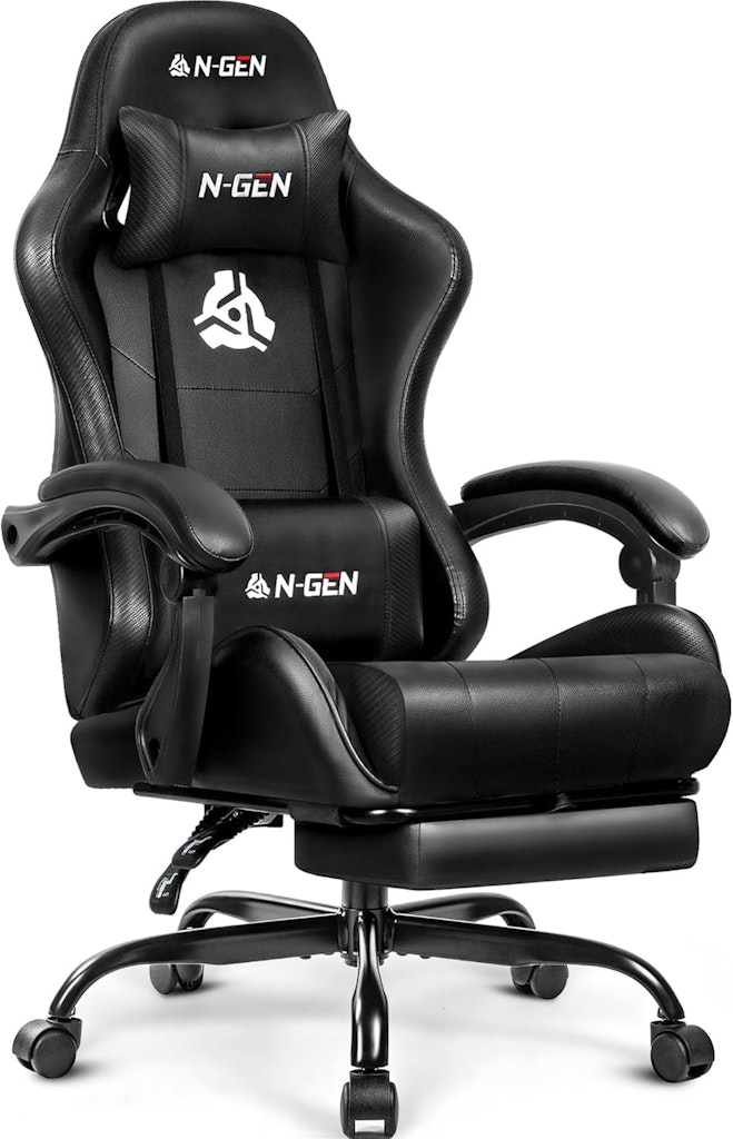 N-Gen Gaming Video Gaming Chair with Footrest: $90