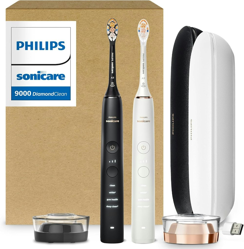 Philips Sonicare DiamondClean 9000 Electric Toothbrush 2-Pack: $200