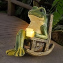 Miniature Frog Garden Statue for $15 + free shipping w/ Prime