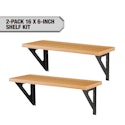 Hyper Tough 15-3/4" x 6" Shelf Kit 2-Pack for $13 + free shipping w/ $35