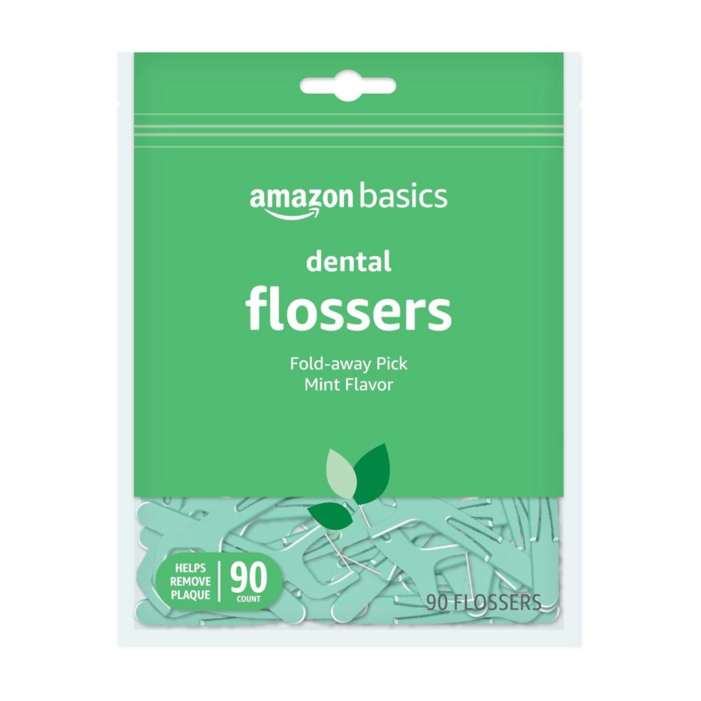 Amazon Basics 90-Count Mint Dental Flossers: $2.62 w/ Subscribe & Save