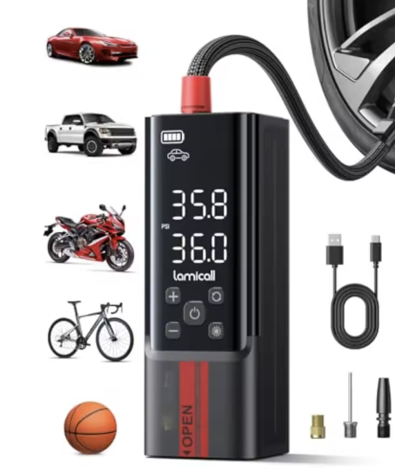 Portable Car Tire Inflator: $62 Portable Car Tire Inflator: $62