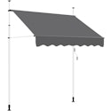 Yaheetech 78" × 118" Manual Retractable Awning for $56 + free shipping