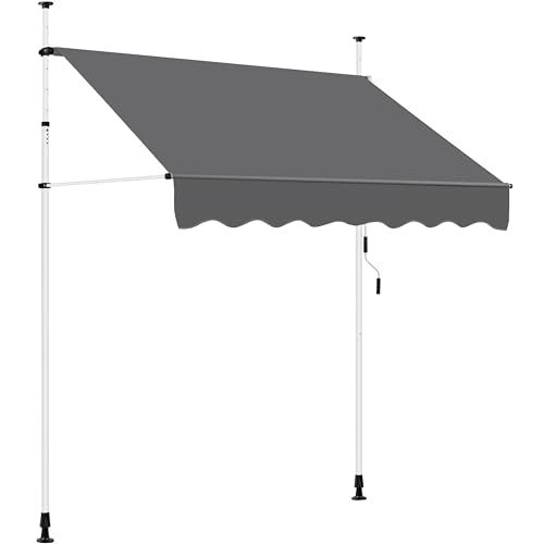 Yaheetech 78" × 118" Manual Retractable Awning: $55.99