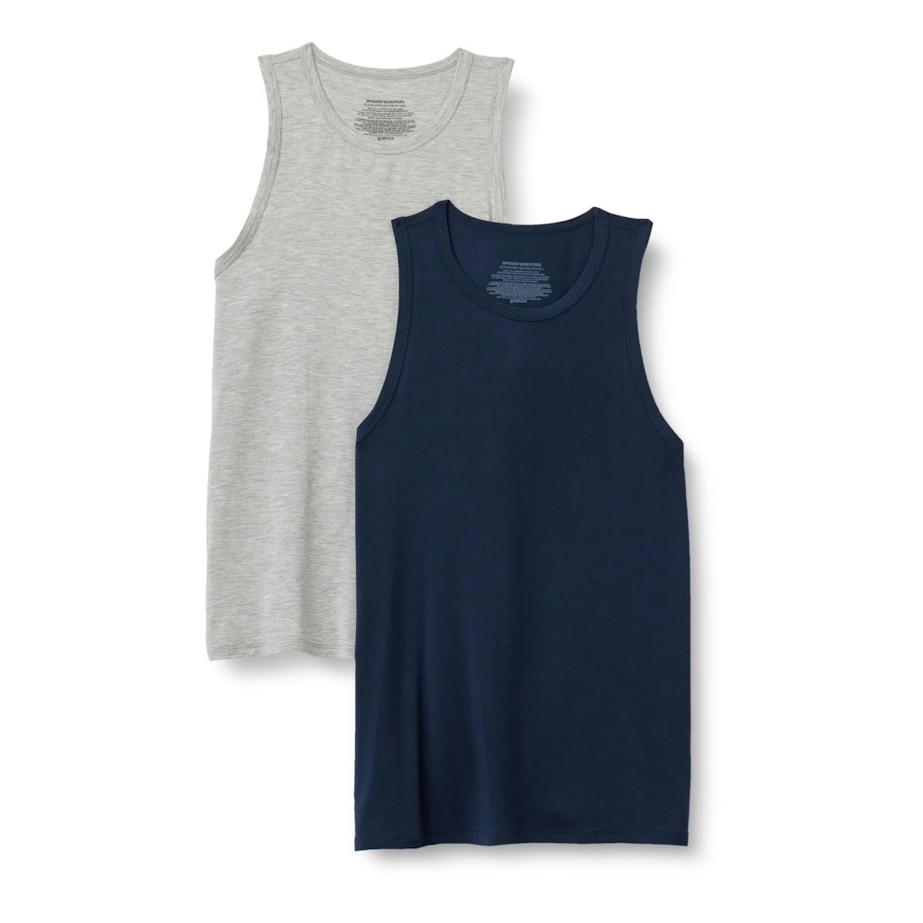 Amazon Essentials Men's Sleeveless Modal Undershirt 2-Pack: from $7.20