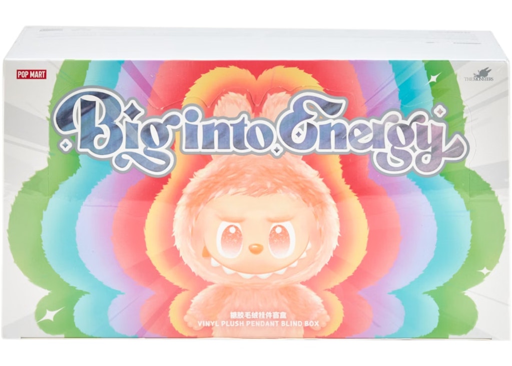 Pop Mart Labubu the Monsters Big into Energy Series Vinyl Plush Pendant Sealed Case (6-Pack): $47