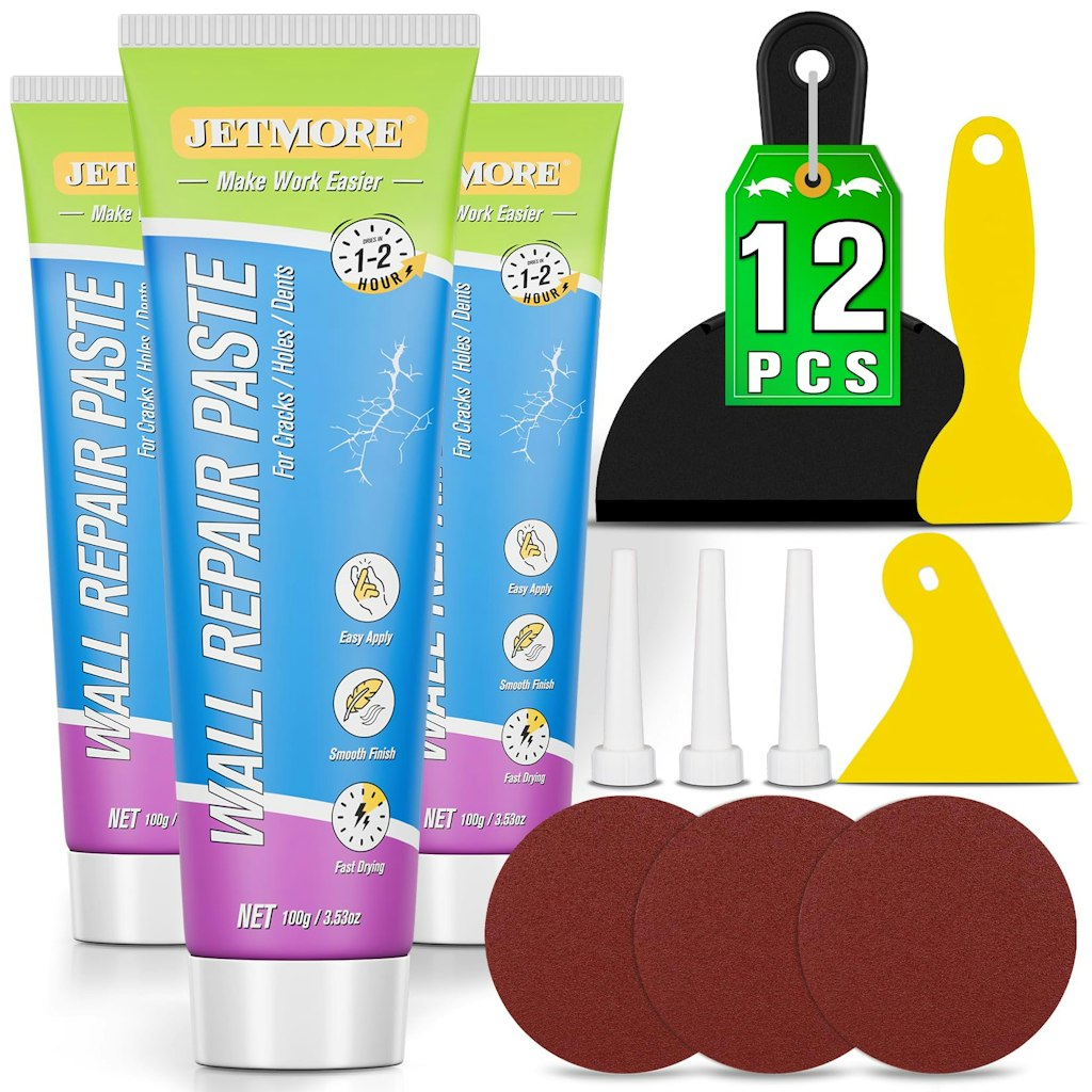 Jetmore 12-Piece Drywall Repair Kit: $6.99 Jetmore 12-Piece Drywall Repair Kit: $6.99