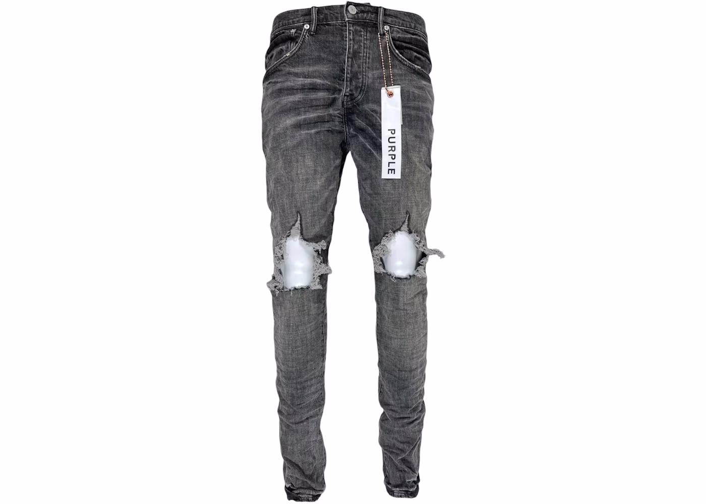 Purple Brand Grey Dirty Blowout Jean