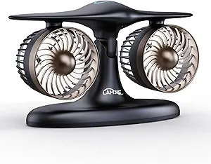 Lamjie 8000mAh Aviation Style Desk Fan: $18.98