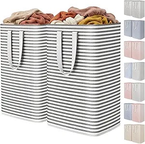 Lifewit 80L Laundry Baskets 2-Pack: $8.39