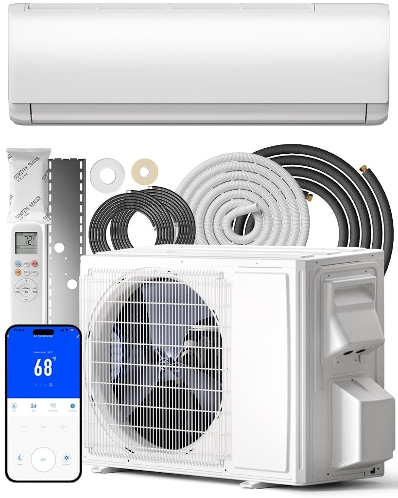 Feelfunn 9,000-BTU 22 SEER2 Mini Split AC & Heating System: $399.98