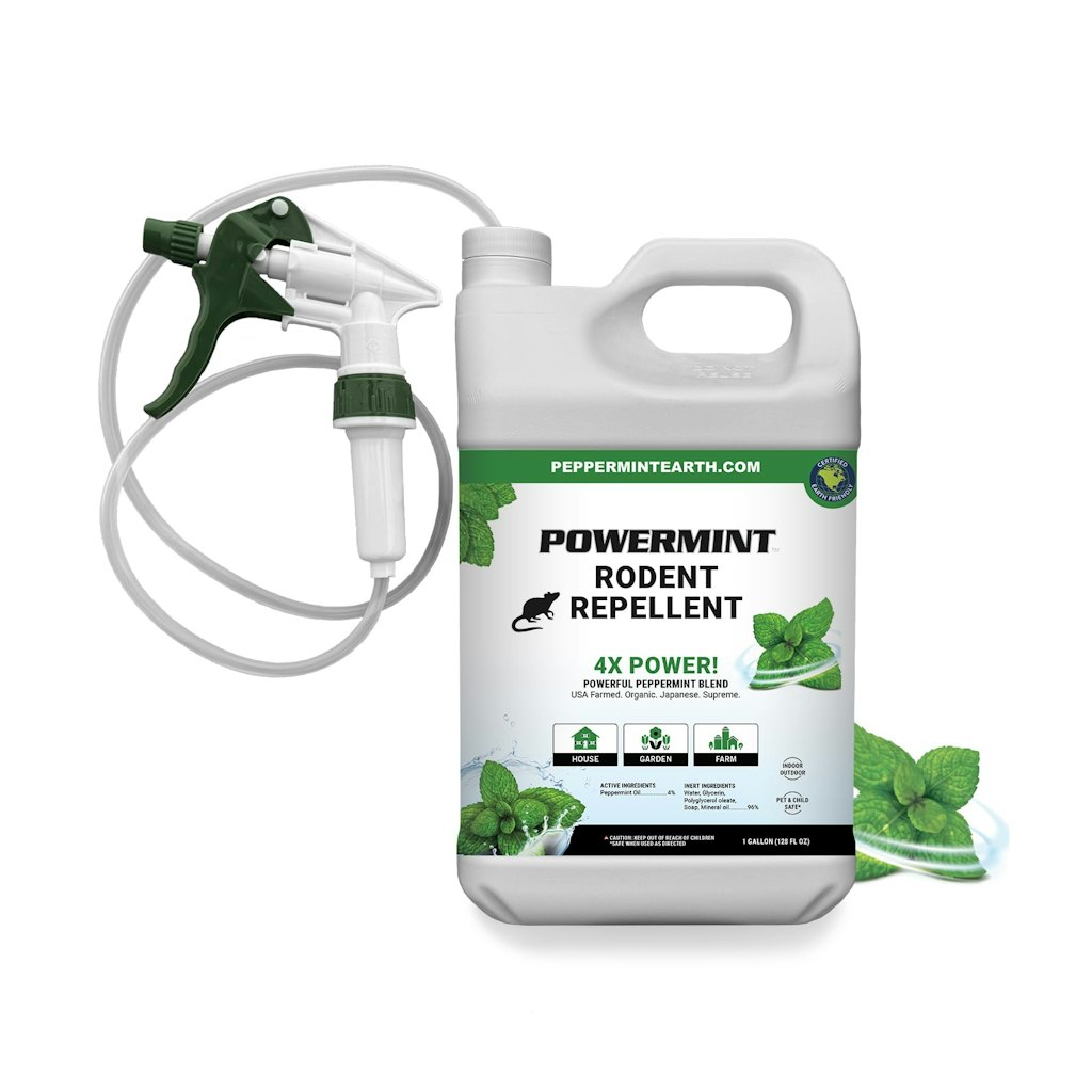 Powermint 1-Gallon Peppermint Oil Rodent Repellent Spray: $27.52