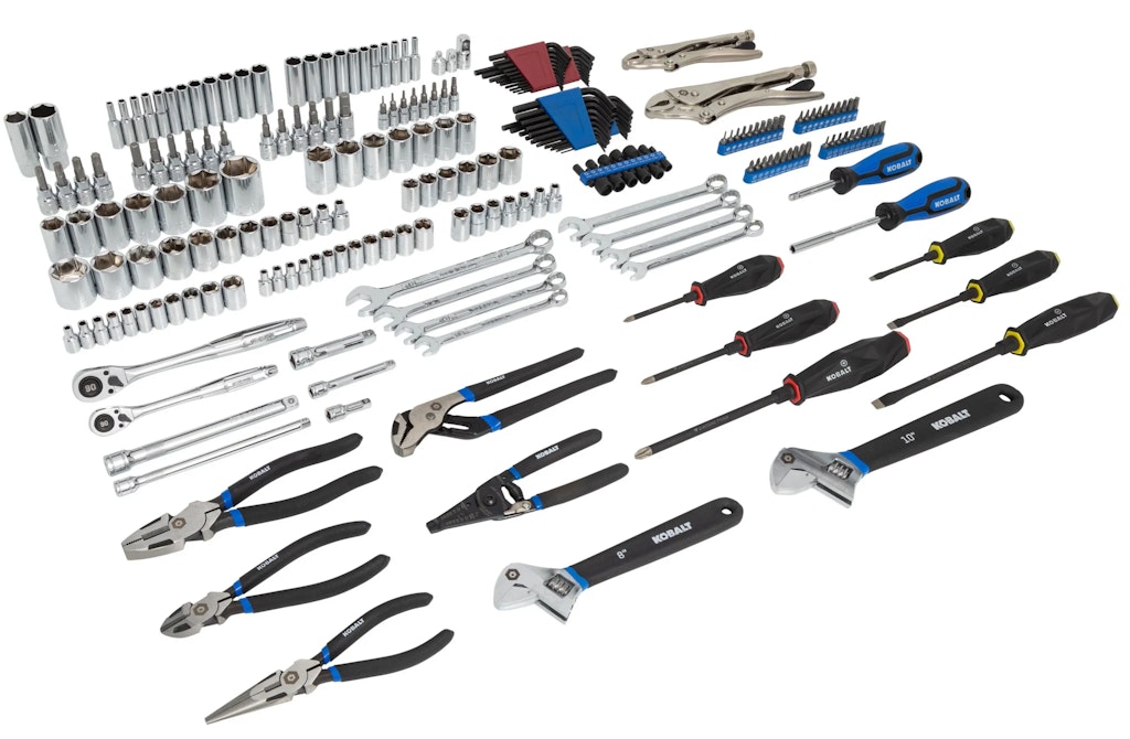 Kobalt 238-Piece Metric and standard (SAE) Mechanics Tool Set: $99 Kobalt 238-Piece Metric and standard (SAE) Mechanics Tool Set: $99