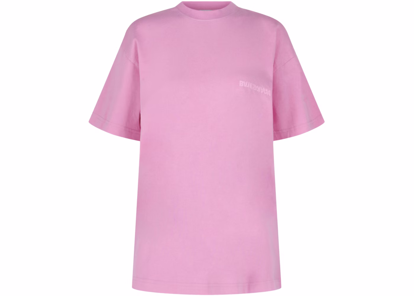 Balenciaga Upside Down Embroidered Logo T-Shirt