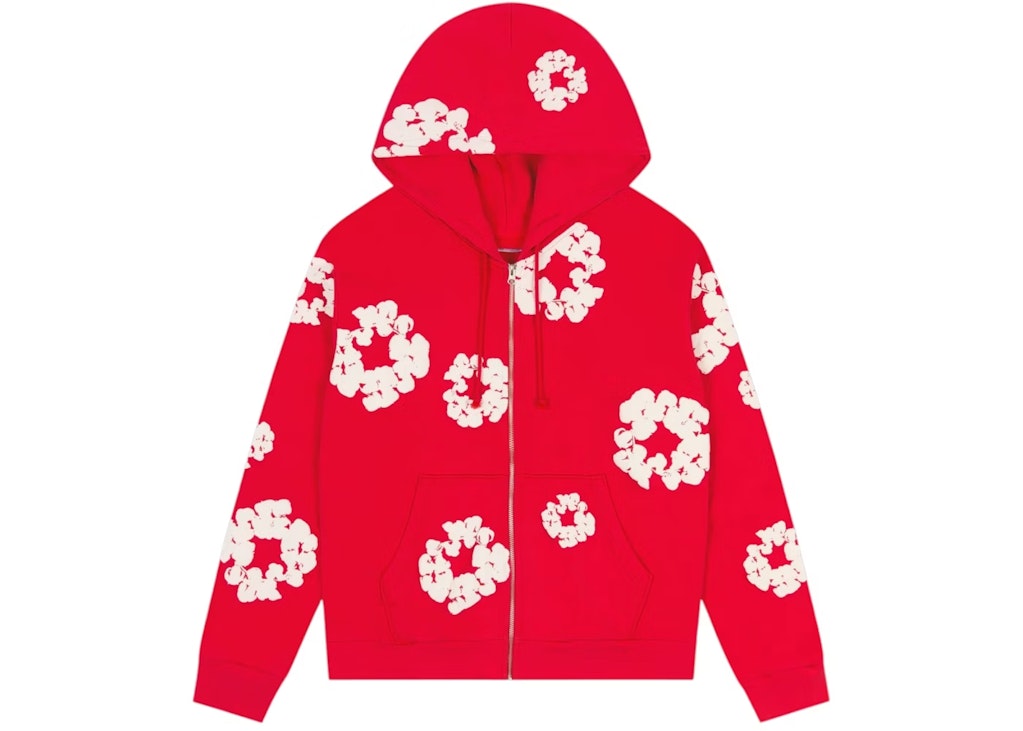 Denim Tears Cotton Wreath Zip Hoodie: $138 Denim Tears Cotton Wreath Zip Hoodie: $138