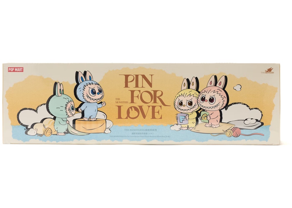 Pop Mart Labubu Pin for Love Series Vinyl Plush Pendant Unsealed Case: $150 Pop Mart Labubu Pin for Love Series Vinyl Plush Pendant Unsealed Case: $150