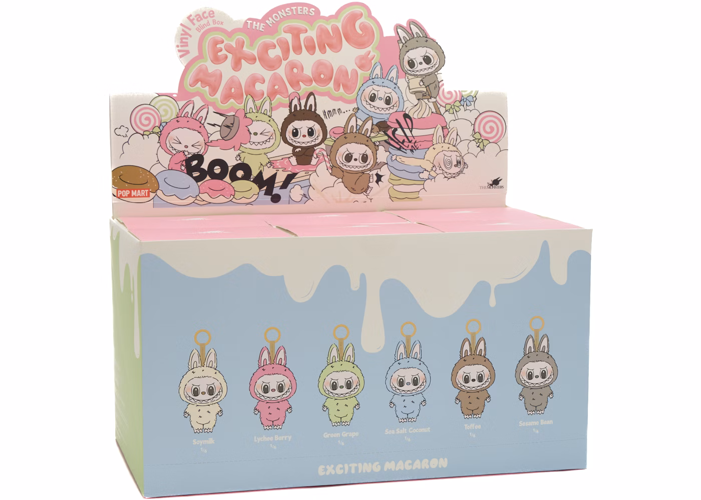 Pop Mart Labubu Exciting Macaron Vinyl Face Sealed Case