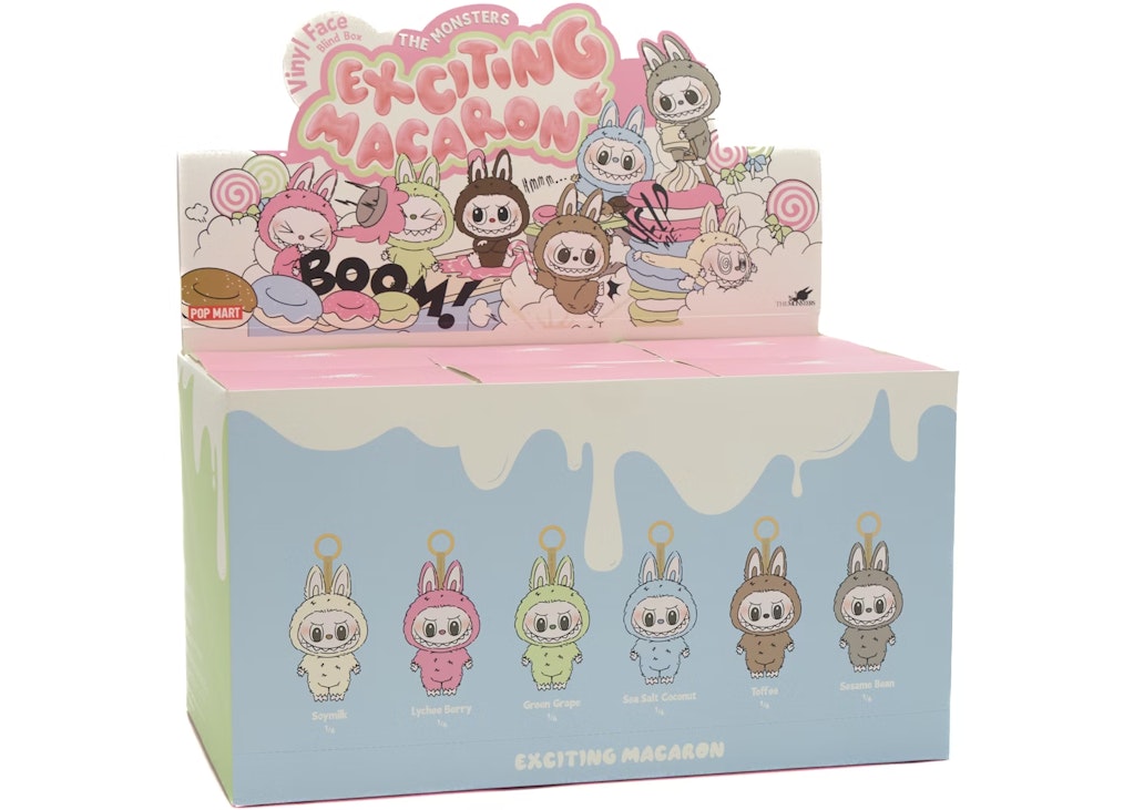 Pop Mart Labubu Exciting Macaron Vinyl Face Sealed Case: $70 Pop Mart Labubu Exciting Macaron Vinyl Face Sealed Case: $70