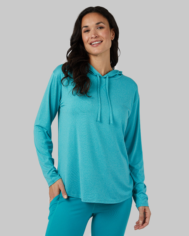 32 Degrees Women's Cool Long Sleeve Hooded T-Shirt