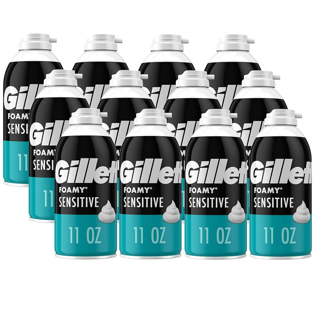 Gillette 11-oz. Foamy Shaving Cream 12-Pack: $17 w/ Subscribe & Save Gillette 11-oz. Foamy Shaving Cream 12-Pack: $17 w/ Subscribe & Save