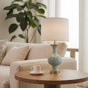 21" Ceramic Table Lamp + free shipping w/ Prime