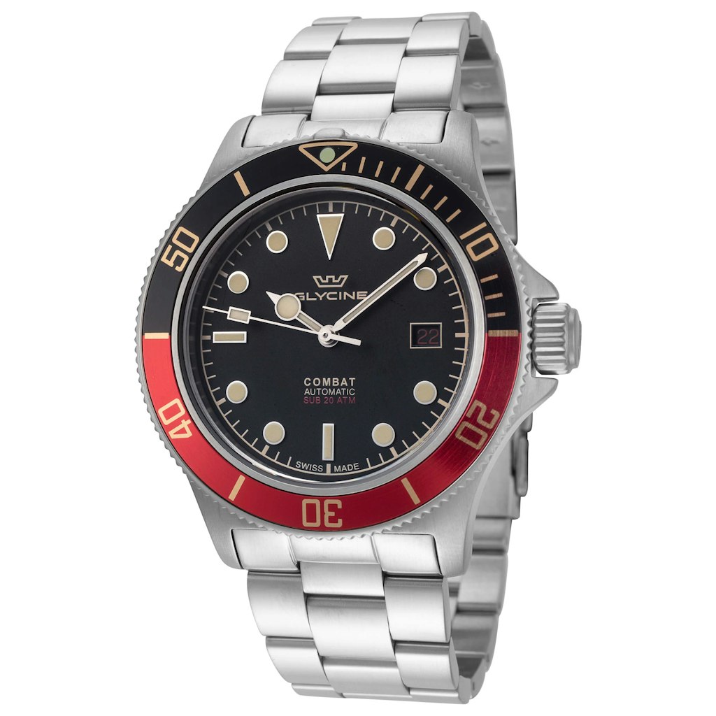 Glycine Men's Combat Sub Automatic Watch: $359