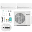 Zokop 20000-BTU 2 Zone Ductless Mini Split Air Conditioner and Heat Pump Bundle for $999 + free shipping